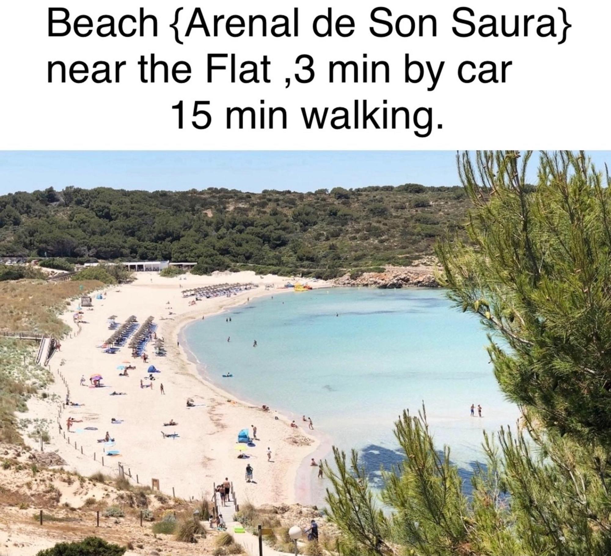 Flat Surrounded By Nature Wifi & Pool & Beach Nearby Son Parc Exterior photo